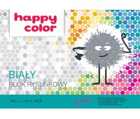 Blok rysunkowy biały A3, 100g, 20 ark, Happy Color, Bloki, Artykuły szkolne