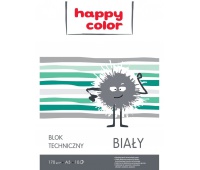 Blok techniczny biały A3, 170g, 10 ark, Happy Color, Bloki, Artykuły szkolne