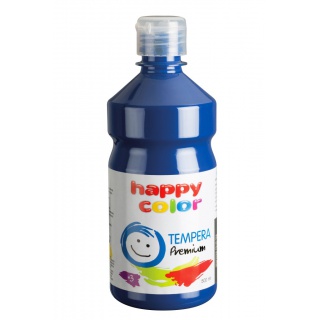 Farba Tempera Premium 1000ml, granatowy, Happy Color, Plastyka, Artykuły szkolne