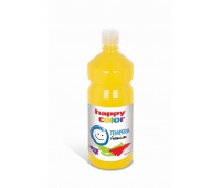 Farba Tempera Premium 1000ml, żółty, Happy Color, Plastyka, Artykuły szkolne