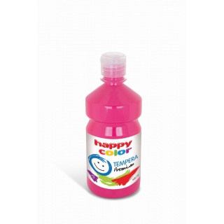 Farba tempera Premium 500ml, cyklamen, Happy Color, Plastyka, Artykuły szkolne