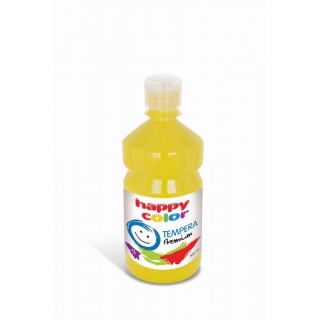 Farba tempera Premium 500ml, cytrynowy, Happy Color, Plastyka, Artykuły szkolne