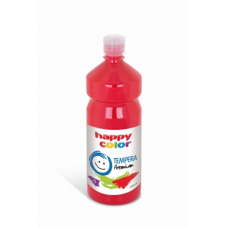 Farba tempera Premium 500ml, czerwony, Happy Color, Plastyka, Artykuły szkolne