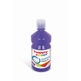 Farba tempera Premium 500ml, fioletowy, Happy Color, Plastyka, Artykuły szkolne