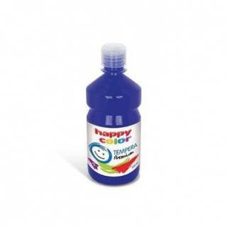 Farba tempera Premium 500ml, granatowy, Happy Color, Plastyka, Artykuły szkolne