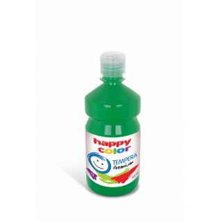 Farba tempera Premium 500ml, zielony, Happy Color, Plastyka, Artykuły szkolne
