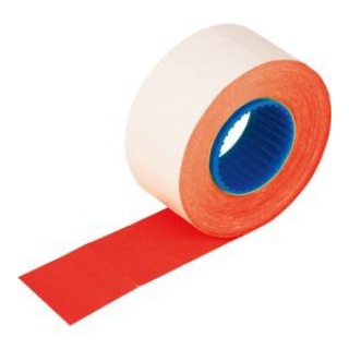 Etykiety do cen 2212-800 czerw.proste, Etykiety samoprzylepne, Papier i etykiety