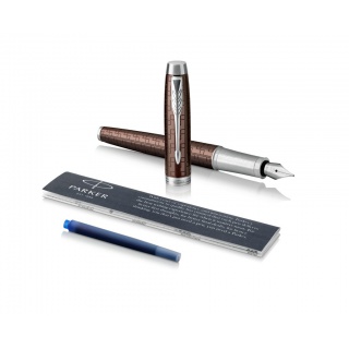 PARKER IM PREMIUM BROWN CT PIÓRO WIECZNE (F), Pióra, Artykuły do pisania i korygowania