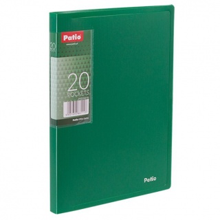 Teczka Clear Book z 20 koszulkami zielona A5, Teczki przestrzenne, Archiwizacja dokumentów