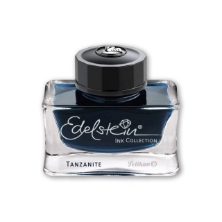 ATRAMENT EDELSTEIN 50ml TANZANITE NIEBIESKO-CZARNY, Pióra, Artykuły do pisania i korygowania