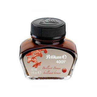 ATRAMENT PELIKAN 30ml BRĄZOWY, Pióra, Artykuły do pisania i korygowania