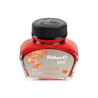 ATRAMENT PELIKAN 30ml CZERWONY, Pióra, Artykuły do pisania i korygowania