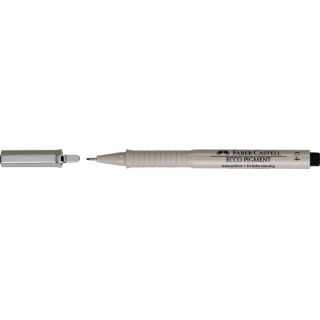 CIENKOPIS ECCO PIGMENT 0,4MM CZARNY FABER-CASTELL, Cienkopisy, pióra kulkowe, Artykuły do pisania i korygowania