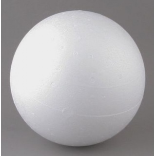 DEC BOMBKA STYROPIAN 3cm 10szt, Styropian, akryl, Art. kreatywne