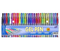DŁUGOPIS ŻELOWY GX-1038-30 MIX ZEST. 30szt, Żelopisy, Artykuły do pisania i korygowania