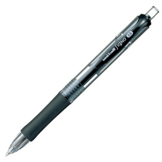 Długopis żelowy UMN-152, czarny, Uni, Żelopisy, Artykuły do pisania i korygowania