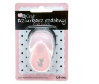 DZIURKACZ OZDOBNY 1,6cm KOT 2, Dziurkacze, Artykuły dekoracyjne