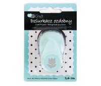 DZIURKACZ OZDOBNY 1,6cm TULIPAN, Dziurkacze, Artykuły dekoracyjne