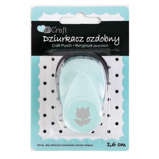 DZIURKACZ OZDOBNY 1,6cm TULIPAN, Dziurkacze, Artykuły dekoracyjne