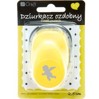 DZIURKACZ OZDOBNY 2,5cm ANIOŁEK, Dziurkacze, Artykuły dekoracyjne
