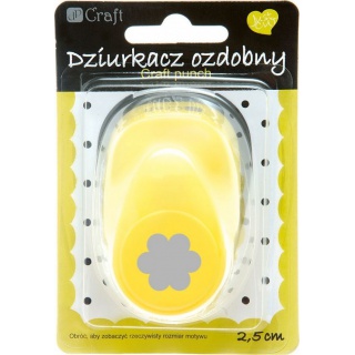 DZIURKACZ OZDOBNY 2,5cm KWIATEK, Dziurkacze, Artykuły dekoracyjne