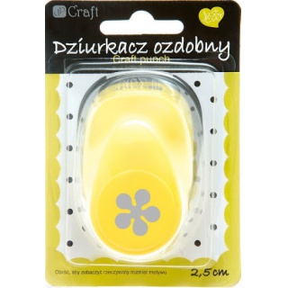 DZIURKACZ OZDOBNY 2,5cm KWIATEK 2, Dziurkacze, Artykuły dekoracyjne