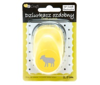DZIURKACZ OZDOBNY 2,5cm OWIECZKA, Dziurkacze, Artykuły dekoracyjne
