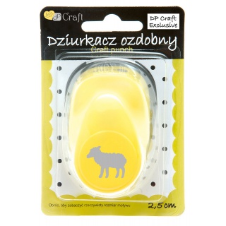 DZIURKACZ OZDOBNY 2,5cm OWIECZKA, Dziurkacze, Artykuły dekoracyjne