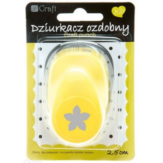 DZIURKACZ OZDOBNY 2,5cm PŁATEK, Dziurkacze, Artykuły dekoracyjne
