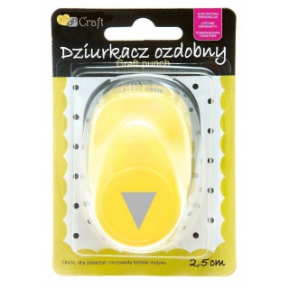 DZIURKACZ OZDOBNY 2,5cm PROPORCZYK, Dziurkacze, Artykuły dekoracyjne