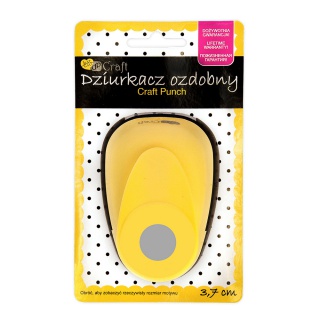 DZIURKACZ OZDOBNY 3,7cm KOŁO 3, Dziurkacze, Artykuły dekoracyjne