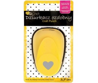 DZIURKACZ OZDOBNY 3,7cm SERCE, Dziurkacze, Artykuły dekoracyjne