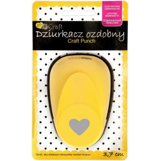 DZIURKACZ OZDOBNY 3,7cm SERCE, Dziurkacze, Artykuły dekoracyjne