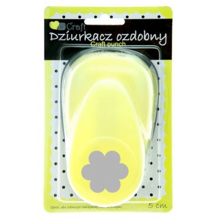 DZIURKACZ OZDOBNY 5cm KWIATEK, Dziurkacze, Artykuły dekoracyjne