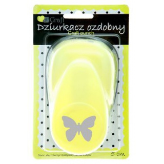 DZIURKACZ OZDOBNY 5cm MOTYL 3, Dziurkacze, Artykuły dekoracyjne