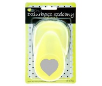 DZIURKACZ OZDOBNY 5cm SERCE, Dziurkacze, Artykuły dekoracyjne