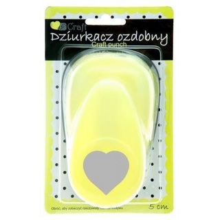 DZIURKACZ OZDOBNY 5cm SERCE, Dziurkacze, Artykuły dekoracyjne
