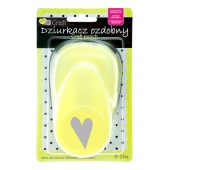 DZIURKACZ OZDOBNY 5cm SERCE 5, Dziurkacze, Artykuły dekoracyjne