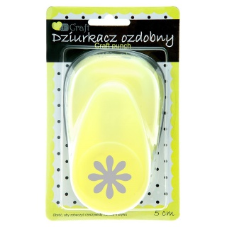 DZIURKACZ OZDOBNY 5cm STOKROTKA, Dziurkacze, Artykuły dekoracyjne