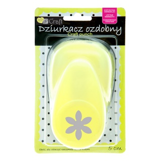 DZIURKACZ OZDOBNY 5cm STOKROTKA 2, Dziurkacze, Artykuły dekoracyjne