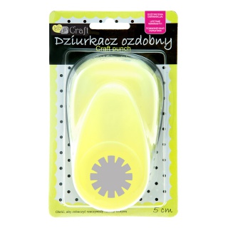 DZIURKACZ OZDOBNY 5cm TRYBIK, Dziurkacze, Artykuły dekoracyjne