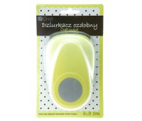 DZIURKACZ OZDOBNY 6,3cm KOŁO, Dziurkacze, Artykuły dekoracyjne