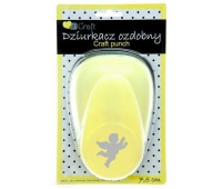 DZIURKACZ OZDOBNY 7,5cm ANIOŁEK, Dziurkacze, Artykuły dekoracyjne