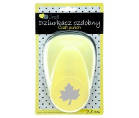 DZIURKACZ OZDOBNY 7,5cm KLON, Dziurkacze, Artykuły dekoracyjne