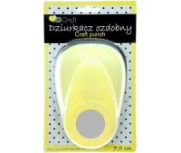 DZIURKACZ OZDOBNY 7,5cm KOŁO, Dziurkacze, Artykuły dekoracyjne