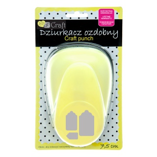 DZIURKACZ OZDOBNY 7,5cm METKI, Dziurkacze, Artykuły dekoracyjne