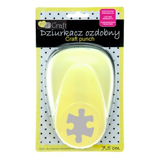 DZIURKACZ OZDOBNY 7,5cm PUZZLE, Dziurkacze, Artykuły dekoracyjne