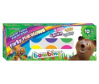 FARBY PLAKATOWE 10 KOLORÓW 20ml STD BAMBINO*, Plastyka, Artykuły szkolne