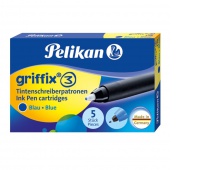 GRIFFIX WKŁAD ROLLER 5szt, Cienkopisy, pióra kulkowe, Artykuły do pisania i korygowania