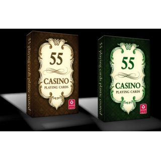 CASINO - karty do gry 55 kart, Karty, Zabawki